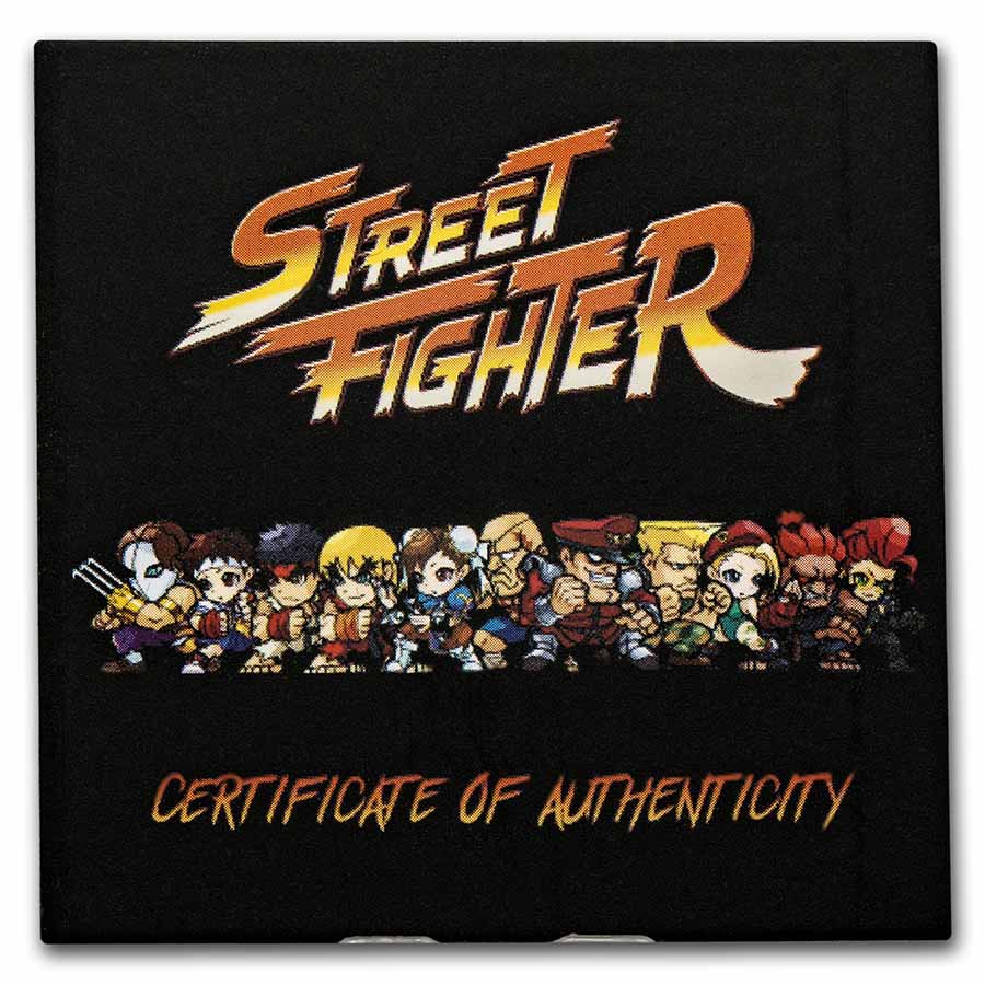 2022 Fiji 1 oz Silver $1 Street Fighter Mini Fighters: Guile